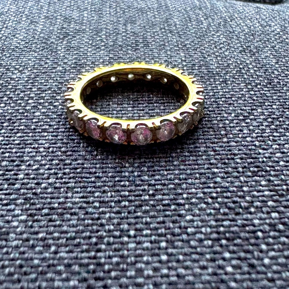 Pandora Gold and CZ Stone Ring